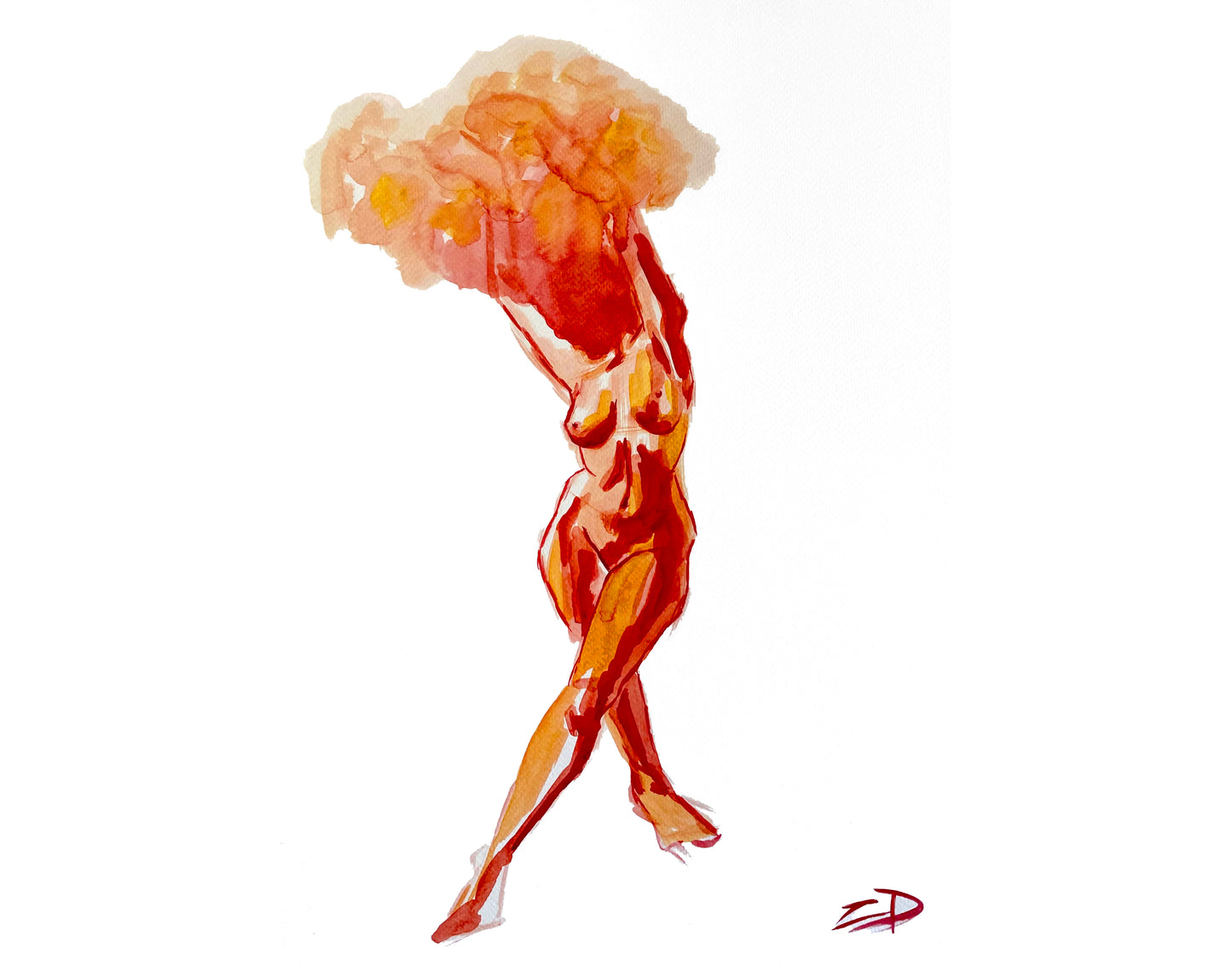 Watercolor Body No. 2