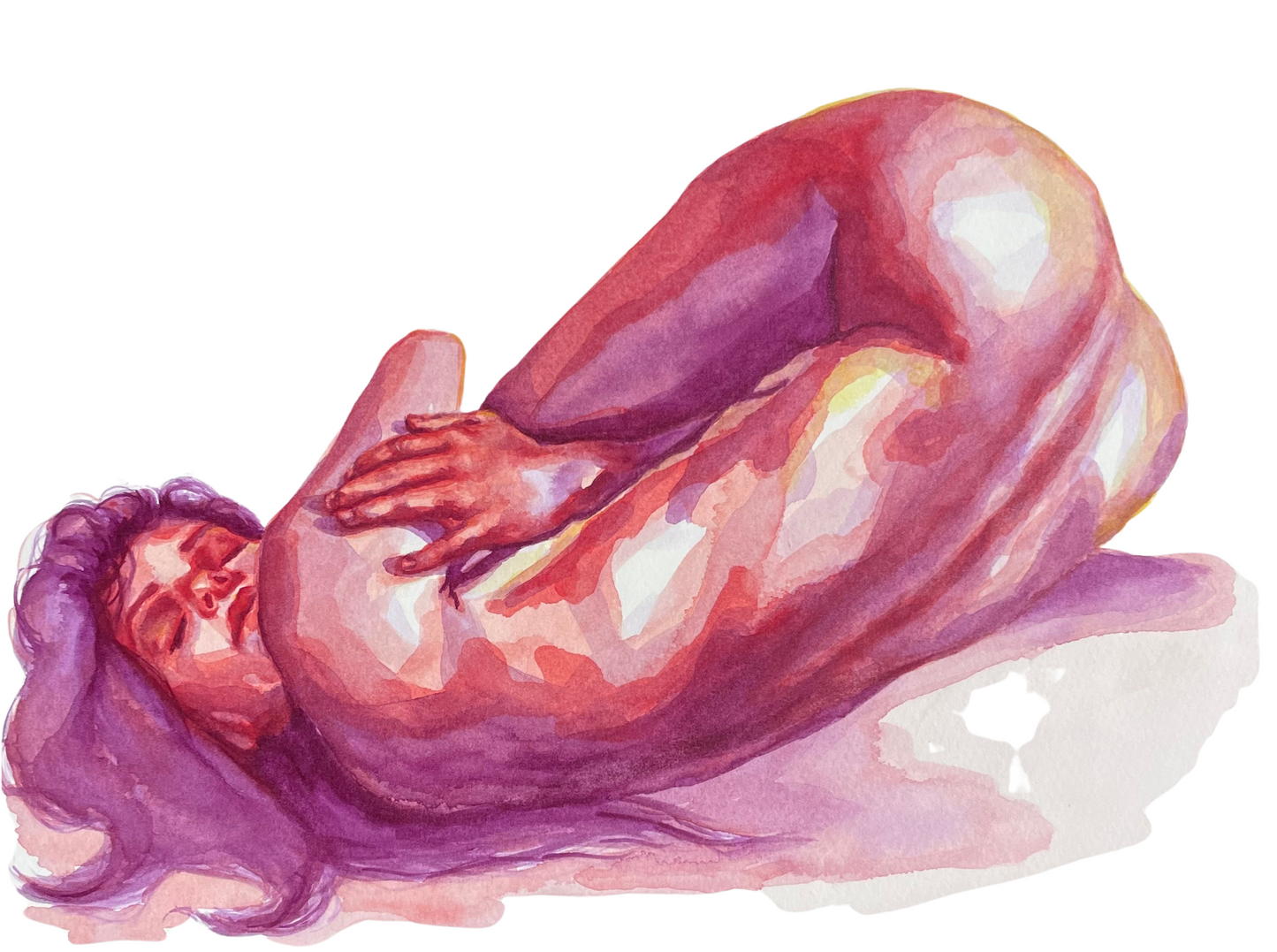 Watercolor Body No. 33 "Rebirth"