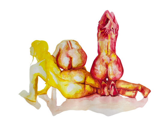 Watercolor Bodies No. 2