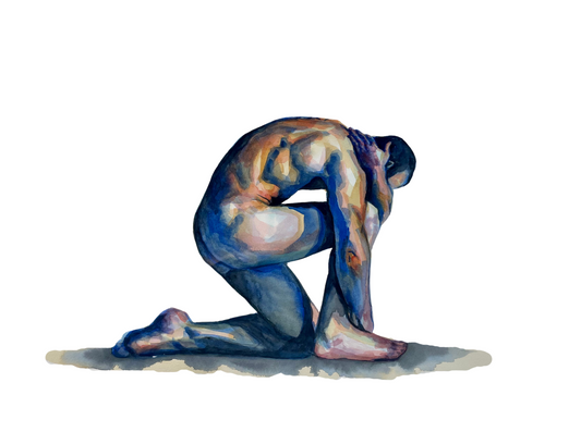 Watercolor Body No. 48 "Grounded"