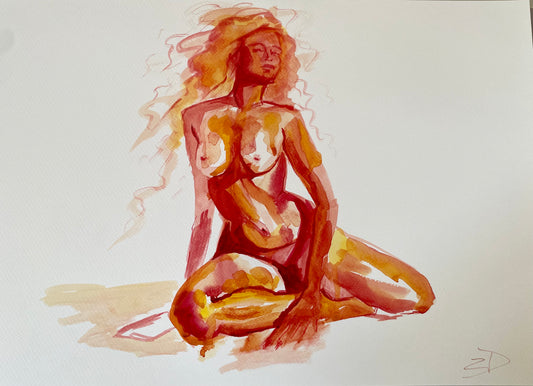 Watercolor Body No. 13